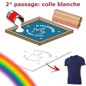 (OUT OF STOCK) – DIGISERI – Colle blanche pour tissus foncés